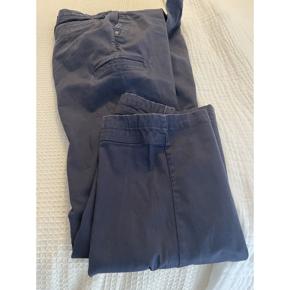Duluth Flex Ballroom Relaxed Fit Khakis‎ EUC Mens Size 36x32 Navy-75287 - Picture 1 of 9